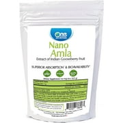 One Planet Nutrition Nano Amla, Amla Powder Supplement Made from The Extract of Phyllanthus Emblica, Non-GMO and Gluten-Free Amla Berry Supplement, No Excipients Added - 8 oz (227 g)