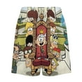 thumbnail image 6 of The Loud House Men's Short Pajama Pants Soft Trendy Sleep Shorts Breathable Ice Silk Lounge Shorts 3XL, 6 of 8