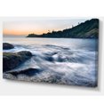 thumbnail image 2 of Vagues de Mer à Mouvement Lent sur des Rochers - Uvre d'Art Moderne sur Toile, 2 of 3