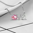 thumbnail image 4 of Hello Kitty Couple Pendant Necklace LOVE Letter Necklace, Small Box Necklace Birthday Gift, 4 of 5