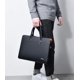 thumbnail image 3 of Bolso Maletín de cuero Hombro Bolso de negocios para computadora portátil para hombres, 3 of 3