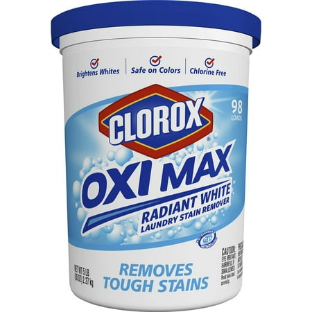Clorox 2 Oxi Max Radiant White Laundry Stain Remover, 80 oz