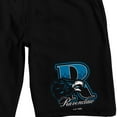 thumbnail image 2 of Harry Potter Ravenclaw Adult Black Sleep Pajama Shorts, 2 of 4
