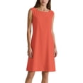 thumbnail image 2 of Ovzne Robes Grande Taille pour Femmes Rondes Robe pour Femme Robe Sans Manches Décontractée Couleur Unie Col Rond Robe de Printemps Liquidation, 2 of 6