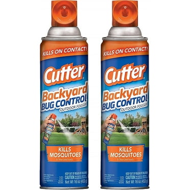Cutter Outdoor Mosquitoes Killer Fogger, 16 oz, 2 Count
