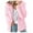 Pink, variant on Lixiuxyad Fuzzy Jacket Womens Trendy Warm Zipper Jackets with Pockets Casual Soft Winter Coats Green