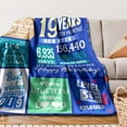 thumbnail image 2 of DAJU 19 Year Old Boy Gift Ideas BlanketGifts for 19 Year Old BoysBoys Age 19 GiftsPresents for 19 Year Old Boys19th Birthday Decorations for BoysSoft Throw Blanket(60*80inch), 2 of 7
