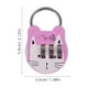 thumbnail image 3 of Locks de casillero 4pcs Convenientes candados de combinación multifunción Locks Home Accessory, 3 of 6