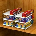SimpleHouseware Kitchen Wrap Organizer Storage Rack with Height
