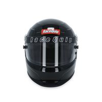 RaceQuip 2260096RQP Pro Youth Auto Racing Helmet SFI 24.1 Black One Size Fits All