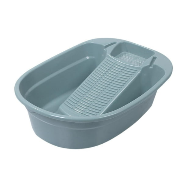 Lavabo para tabla de lavar, para lavar ropa con tabla de lavar, lavabo para limpieza del hogar, lavabo doméstico para calcetines, camisetas y rop turquesa