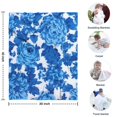 thumbnail image 4 of Pioneer Flower Floral Print Pattern Blanket,Comfortable Soft Flannel Throw Blanket,All Season,Warm Lightweight Blankets for Sofa Bed Couch Living Room Chair,30"x40", 4 of 4