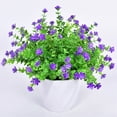 thumbnail image 6 of Midewhik activity 10 Bundles Artificial Fake Flowers, Faux Outdoor Plastic Plants UV Resistant Shrubs Outside Indoor Decorations, 6 of 8