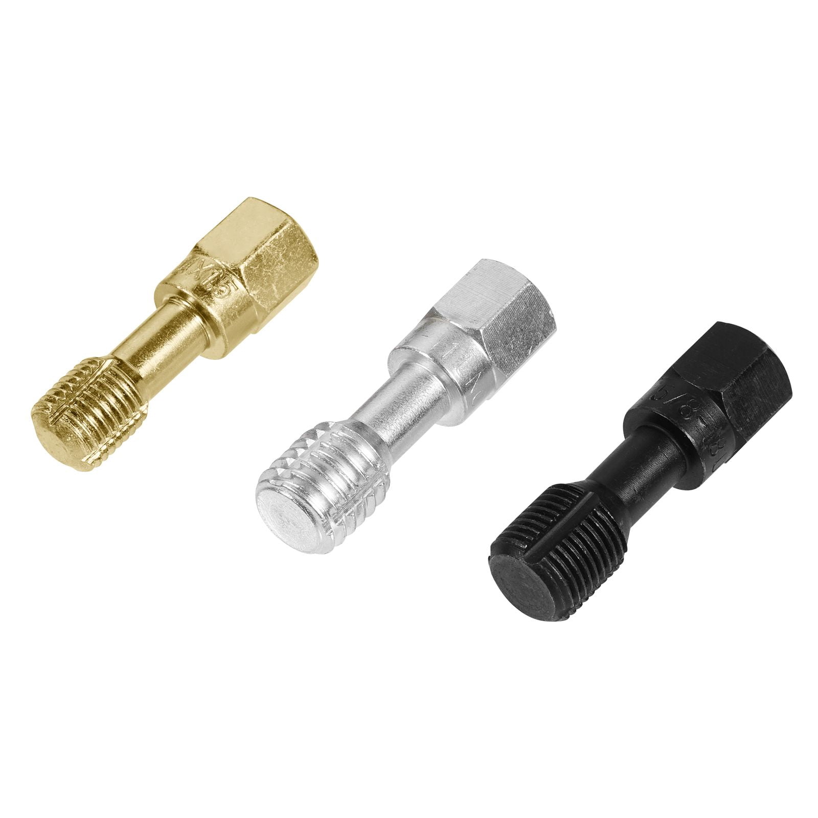 61-Piece Thread Chaser Set, HSS Taps & Dies, 3 Thread Files, Color-Coded (UNC/UNF/Metric), HRC 55-62, for Rusted Fasteners, Cylinder Heads & Engine Blocks