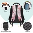thumbnail image 6 of KUIFORTI Pink Cherry Blossom Smiling Cat Kids Backpack 17 Inch Large Capacity Kids School Bag for Elementary Middle Students Back to School Gifts for Children, 6 of 7