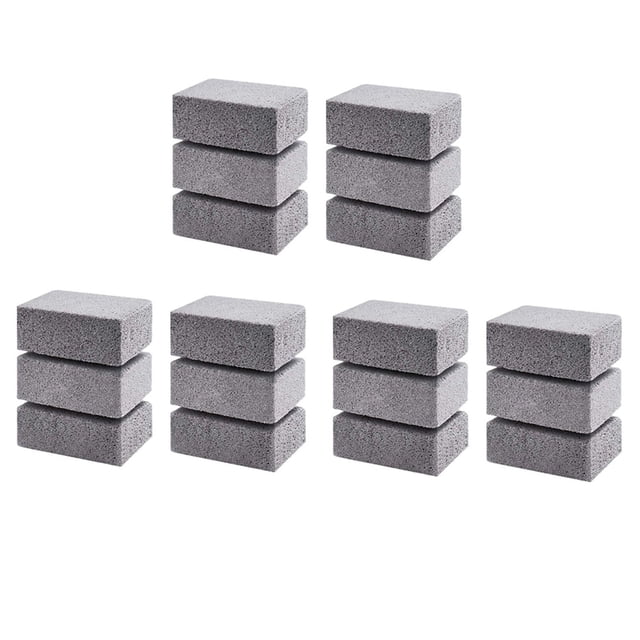 18Pcs BBQ Grill Clean Brick Block Barbecue Cleaning Stone BBQ Racks Stains Grease Gadgets Kitchen BBQ