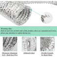 thumbnail image 5 of Flexible Ducting, Advanced Three-Layer Aluminum Ventilation Tube With Excellent Quality For Wide Application In Hvac Systems, Bedrooms, Bathrooms, Kitchens (100mm*2m), 5 of 5