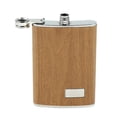 thumbnail image 5 of Stainless Steel Hip Leather Cup Bottle with Screw Cap, Birthday, 5 of 7