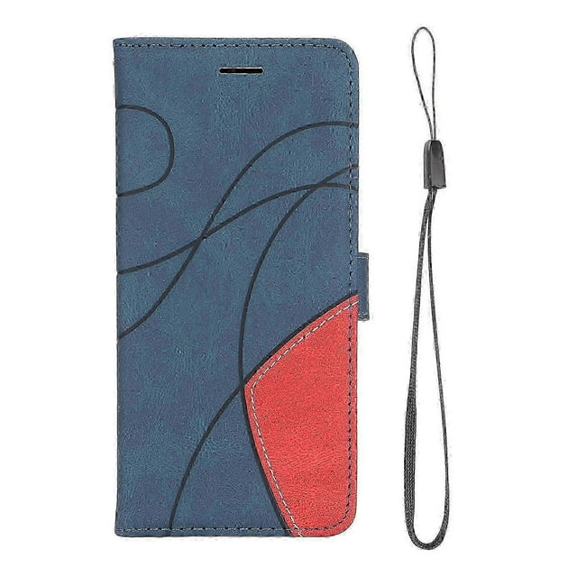 Phone Wallet Case PU Leather Magnetic Closure Flip Cellphone Protective Cover with Card Slots for S21 Plus
