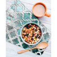 thumbnail image 3 of Turquoise Morocco Kitchen Dish Towels for Drying Dishes Set of 2, Grey Ombre Retro Mottled Painting Art Waffle Weave Microfiber Hand Tea Bathroom Towels Quick Dry & Absorbent Towel 12x12, 3 of 7