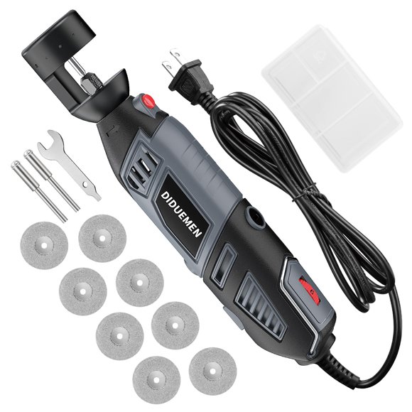 Amoladora eléctrica de tungsteno DIDUEMEN de 12 guías multiángulo