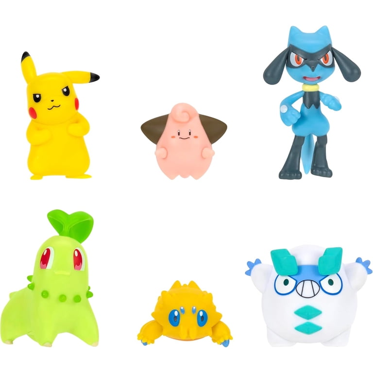 Pokémon Battle Figure 6 Pack - Features 2-Inch Pikachu, Joltik