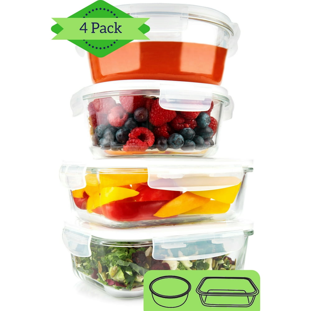 glass lunch prep containers