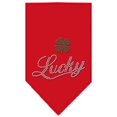 thumbnail image 1 of Lucky Script Strass Bandana Rouge Grand, 1 of 1