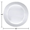 thumbnail image 2 of Clear Pebble Plastic Dinner Plates, 30 Count, 2 of 2