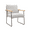 Milk White, variant on EBQOSK Sling Accent Chair with Removable Cushion & Storage Bag Brown