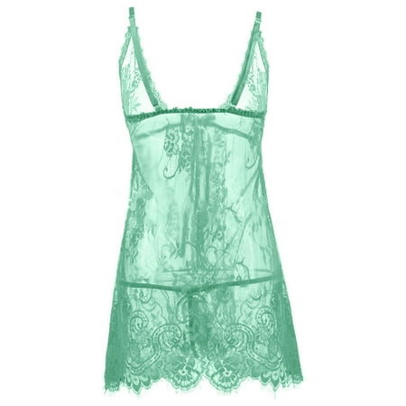 

〖CFXNMZGR〗Lingerie For Women Lace Underwear Babydoll Womens Nightwear Sleepwear Lingerie Bow Babydoll