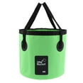 thumbnail image 2 of 12L 20L Folding Bucket Water Container For Outdoor Camping - Green, 20L, 2 of 7