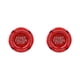 thumbnail image 2 of Kenally Cubierta de botón de motor de automóvil de aleación de aluminio portátil universal elegante a prueba de arañazos accesorios de tapa Rojo 2piezas Kenally CBP449063, 2 of 5