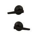 thumbnail image 2 of Schlage Fc21-Elr-Kin Custom Eller Passage & Privacy Door Lever Set - Black, 2 of 7