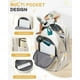 thumbnail image 4 of Mochila BJLFS Beige Impermeable 24 L para mujeres y hombres en edad escolar, 4 of 7