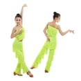 thumbnail image 7 of Latin Dance Dress For Girls Salsa Ballroom Skirts Dresses Samba Tango Cha Fringe Costume, 7 of 7