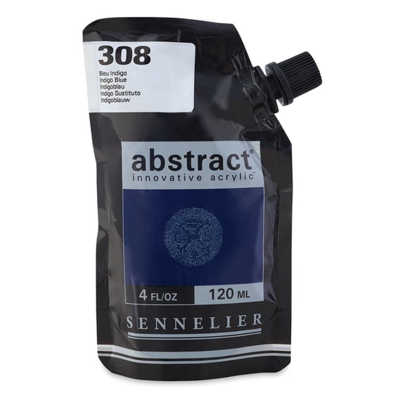 Sennelier Abstract Acrylic, Satin, 120ml, Indigo