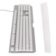 thumbnail image 1 of Teclado con cable con reposamuñecas, teclado con cable RGB con teclado con sensación mecánica, teclado para juegos, rendimiento de alta gama, 1 of 8