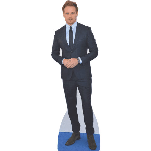 SC2587 Sam Heughan Blue Carpet Cardboard Cutout Standee Standup