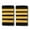 Gold Four bars, variant on Yokua 2pcs Militaries Epaulettes Professional Uniform Epaulettes Elegant Epaulet