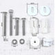 thumbnail image 2 of Toilet Seat Fittings,universal Toilet Seats Screws And Bolts Toilet Seat Hinges Bolt Nut Expanding Rubber Top Nuts Screws Toilet Seat Fixing Kit, 2 of 5