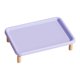 thumbnail image 2 of Soporte elevado para comedero de mascotas, base elevada para comedero de mascotas, antideslizante, versátil para comederos automáticos, lavable y Púrpura, 2 of 8