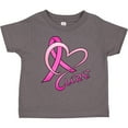 thumbnail image 3 of Inktastic Cure Breast Cancer Awareness Pink Ribbon Boys or Girls Toddler T-Shirt, 3 of 5