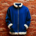 thumbnail image 5 of KAUOD Kids Toddler Full Zipper Fleece Jackets Christmas Fuzzy-Lined Winter Coats Boys Girls Long Sleeve Thick Warm Outwear, 5 of 7