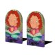 thumbnail image 1 of Tal como lo Cuenta Ginger Sujetalibros decorativos temáticos, tope para estantería con base antideslizante, uso dual para hogar y oficina - 2 piezas, 1 of 6