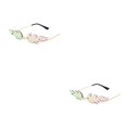 thumbnail image 3 of sweethay Gafas de sol de llama, novedad elegante, visión de alta definición vibrante, resistente, duradera, apariencia exquisita, gafas Type4 NO4, 3 of 6