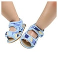 thumbnail image 3 of SDJMa Baby Boys Girls Sandals Soft Non-Slip Rubber Sole Prewalker Flat Walking Shoes, 3 of 9
