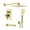 Brushed Gold, variant on Kibi USA Cube Pressure Balanced 3-Function Shower System with Rough-In Valve Chrome Chrome Finish