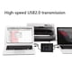 thumbnail image 5 of 4X USB Dispositivo para Compartir Impresora, Dispositivo para Compartir Impresora 2 En 1, Negro, 5 of 5