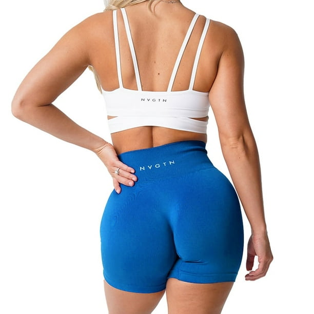 NVGTN Solid Seamless Shorts Spandex Women Soft Workout Tights